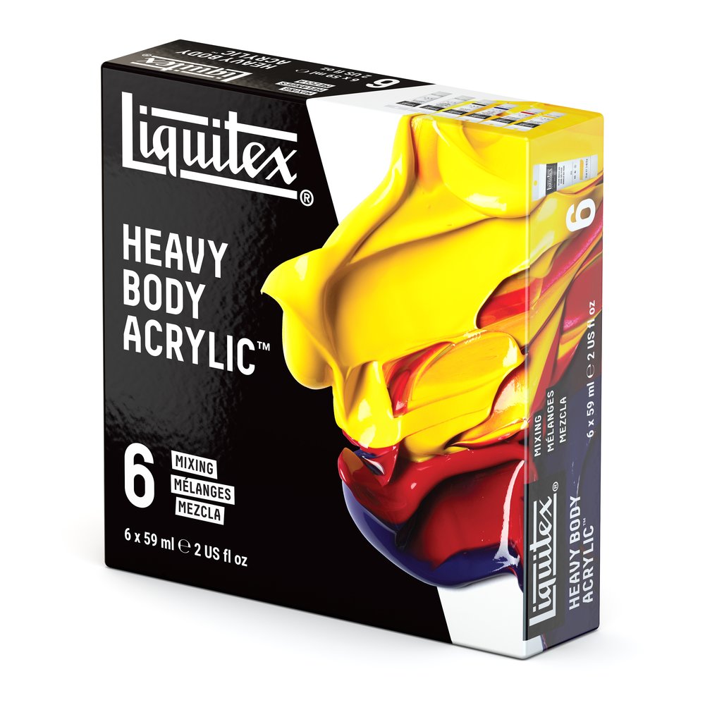 Liquitex Professional Heavy Body Acrylic Set - 6x59ml - Mixing