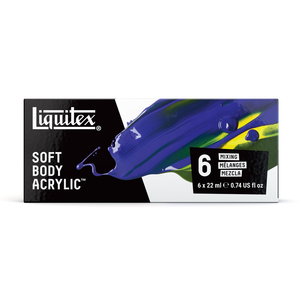 Liquitex Professional Soft Body Acrylic Set - 6x22ml - Mixing