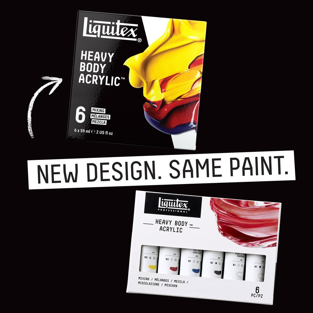 Liquitex Professional Heavy Body Acrylic Set - 6x59ml - Mixing