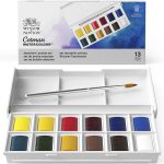 Winsor & Newton Cotman Water Colour Pocket Box 12 Halve Napjes