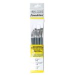 Winsor & Newton Foundation 6 Pack Acrylverf Korte steel