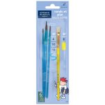 Lefranc Bourgeois Education Ponyhaar Set 4 Penselen N° 6/10/16 + Varkenshaar Penseel N° 8