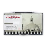 Conté à Paris Kunststofdoosje Carre Schetskrijtjes 12 Blanc 2B