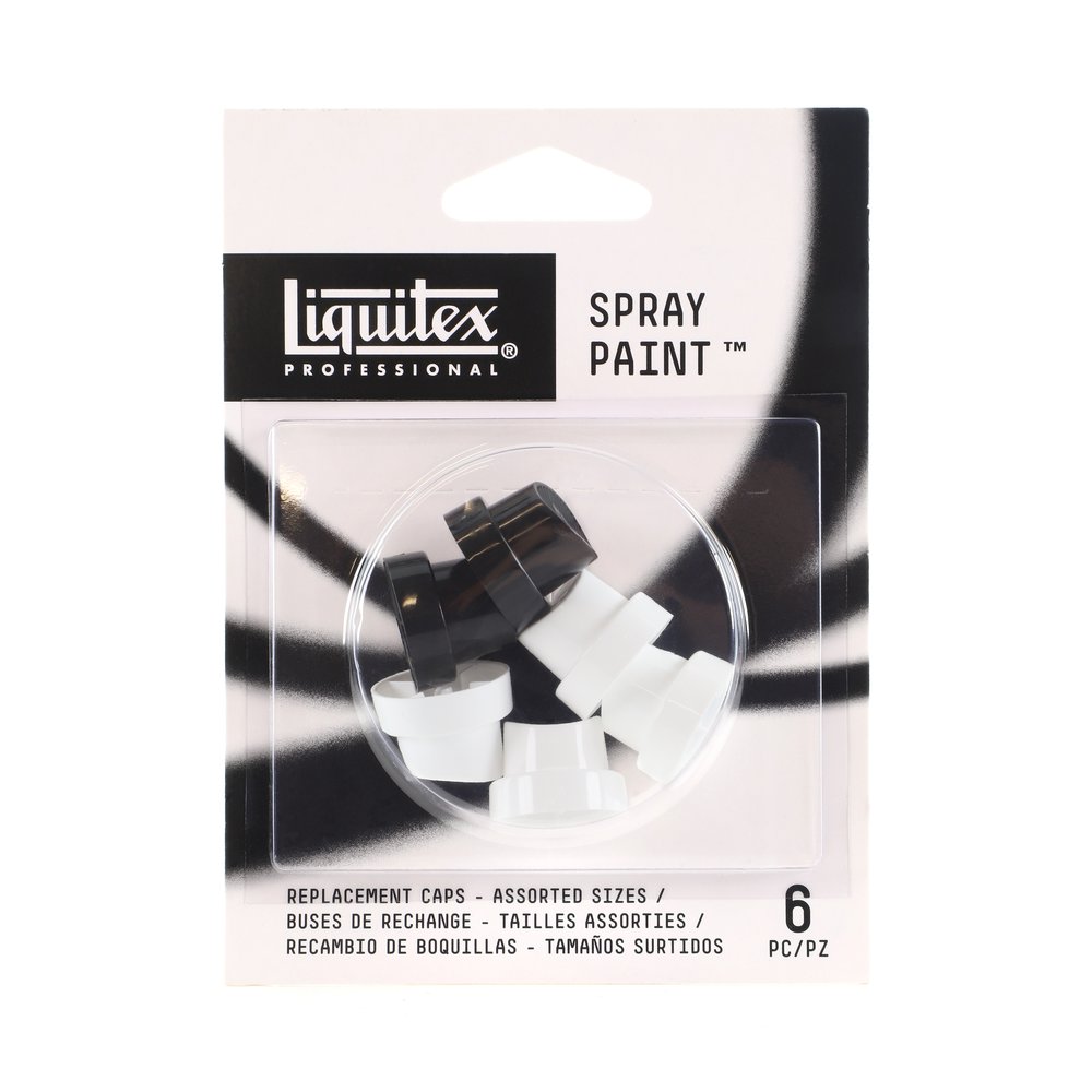 Liquitex Spray Paint Nozel Assorti Blister Set 6 Stuks