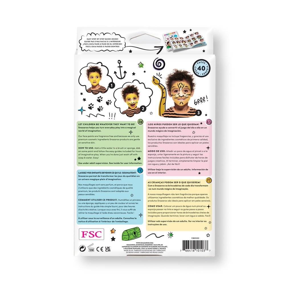 Snazaroo Face Paint Kit-Boy