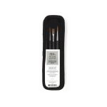 Winsor & Newton Set 3 Marter Penselen Voor Aquarel Korte Steel