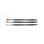Winsor & Newton Set 3 Marter Penselen Voor Aquarel Korte Steel