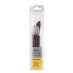Winsor & Newton Galeria Brush Wallet Penselenset Korte Steel 4 Stuks
