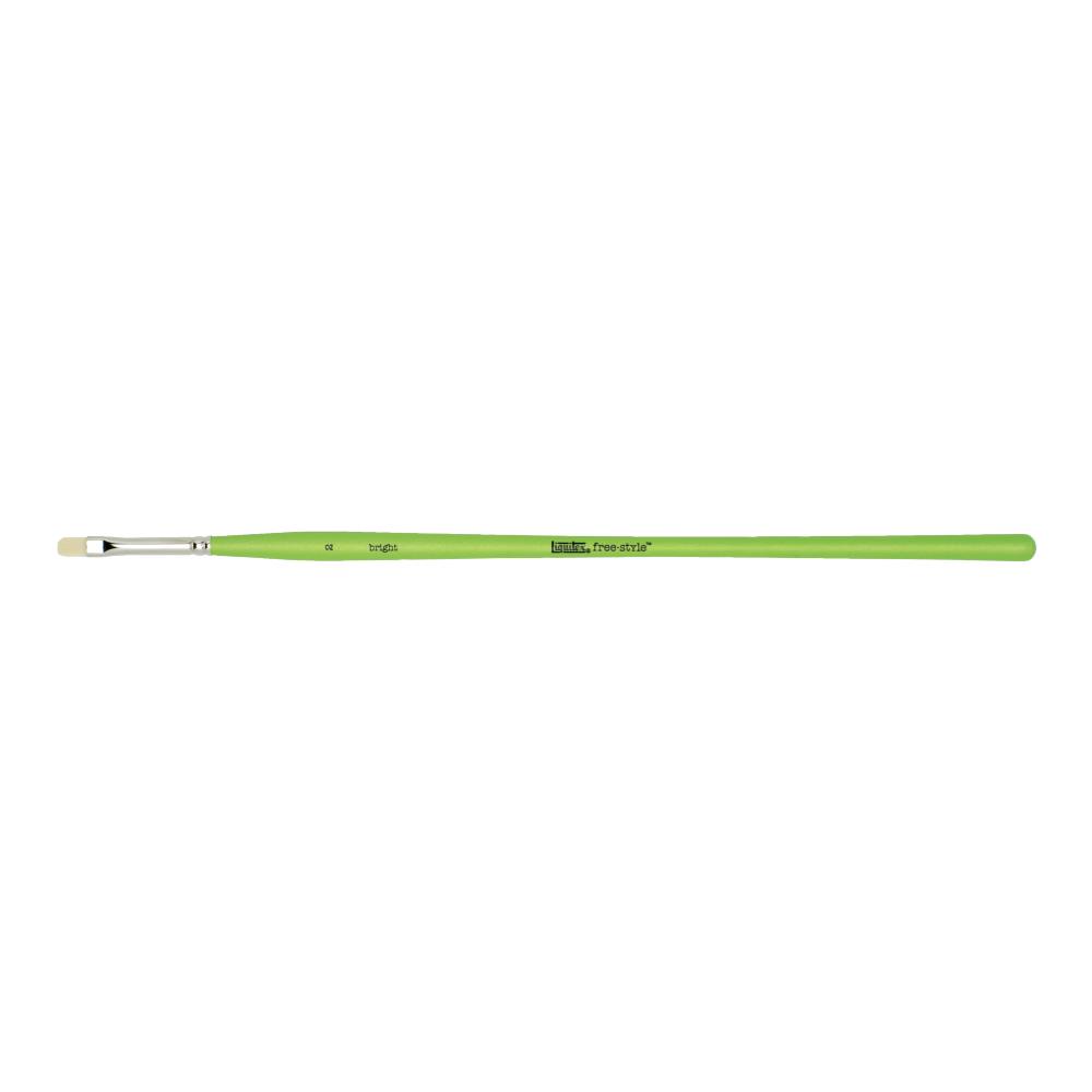 Liquitex Free Style Green Brush Bright/Kort Plat N°2