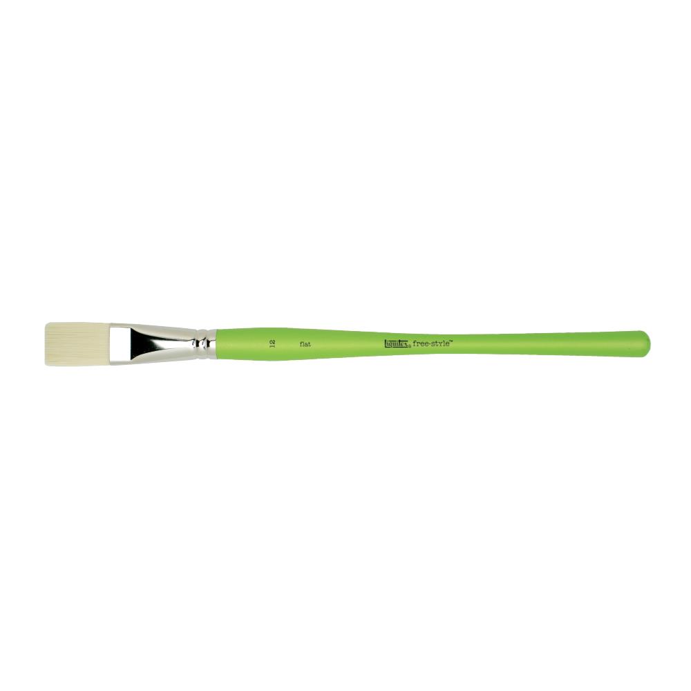 Liquitex Free Style Green Brush Flat/Lang Plat N°12