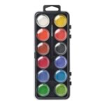 Lefranc Bourgeois Education 12 Tempera Disc 28mm +1 Penseel