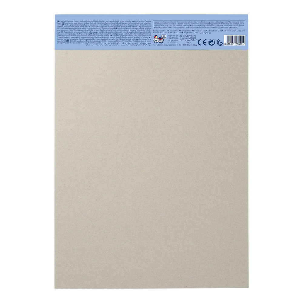 Lefranc Bourgeois Spoty Paper Pad A3 130Gr 25 Vel