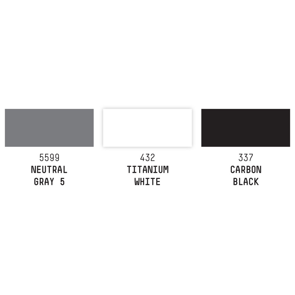 Liquitex Professional Acrylic Paint Marker Monochrome Fine Set - 3 Markers 2mm