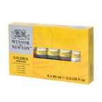Winsor & Newton Galeria Acrylic Colour 6x60ml Tube Set
