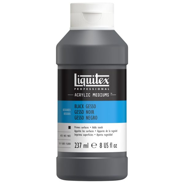Liquitex Professional Mediums, Gesso Black