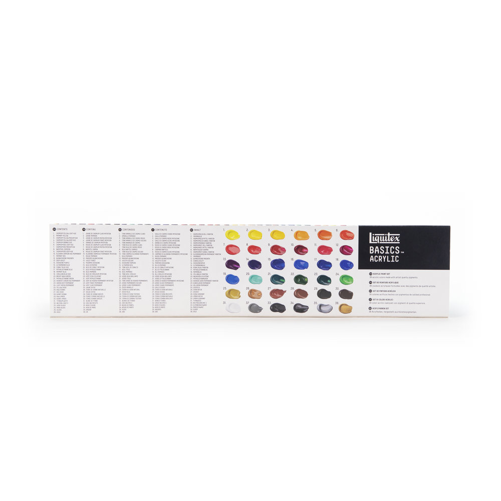 Liquitex Basics Acrylic Colour Set 36x22ml