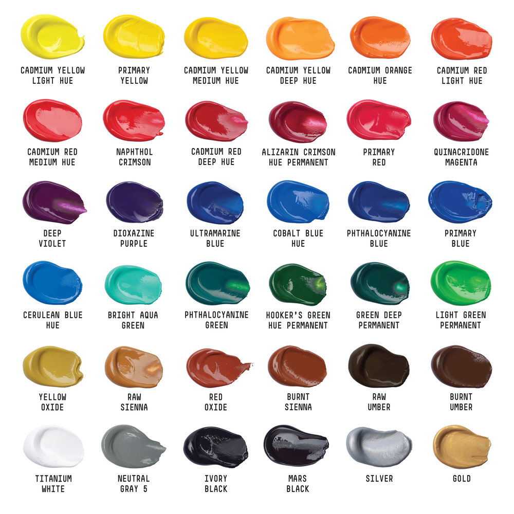 Liquitex Basics Acrylic Colour Set 36x22ml
