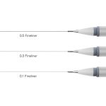 Winsor & Newton Fineliner Grijs Setx3 Assorti