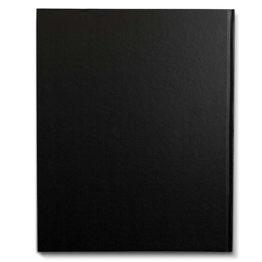 Winsor & Newton Schetsboek, Gebonden, Zwarte Kaft, Micro Perf., 110 Gr 27.9x35.6cm 80 Vel