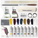 Winsor & Newton Artists' Oil Colour Set In Bamboe Kist