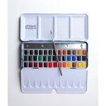 Lefranc Bourgeois Fine Watercolour Set 40 Halve Pans