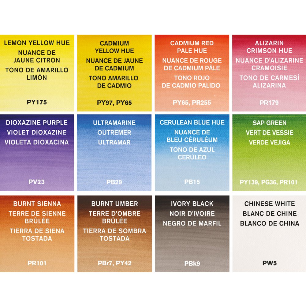 Winsor & Newton Cotman Water Colour Set12x8ml