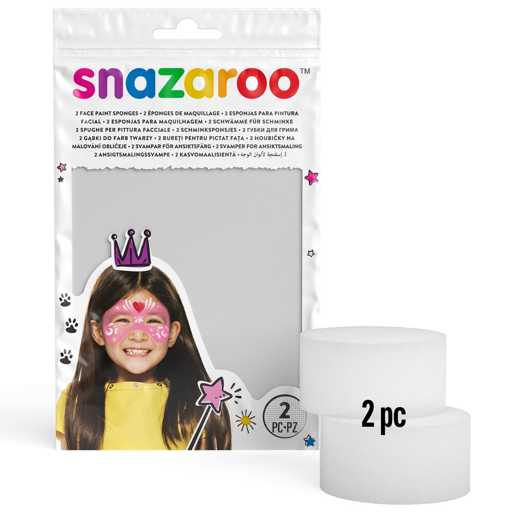 Snazaroo Schmicksponsjes Diam 6cm 2 Stuks