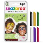 Snazaroo Unisex Facepaint Sticks - Set of 6 - Nordic