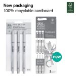 Winsor & Newton Fineliner Grijs Setx3 Assorti