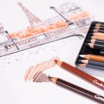 Conté à Paris Schetsset