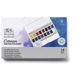 Winsor & Newton Aquarelle Cotman Water Colour Sketcher Deluxe Set 16 Halve Napjes - Potlood En Kneedgom