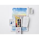 Winsor & Newton Professional Watercolour Field Box 12 Halve Napjes