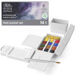 Winsor & Newton Professional Watercolour Field Box 12 Halve Napjes