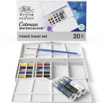 Winsor & Newton Cotman Water Colour Painting Plus Set 16 Halve Napjes + 3 Tubes 8 ml
