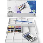 Winsor & Newton Cotman Water Colour Painting Plus Set 16 Halve Napjes + 3 Tubes 8 ml