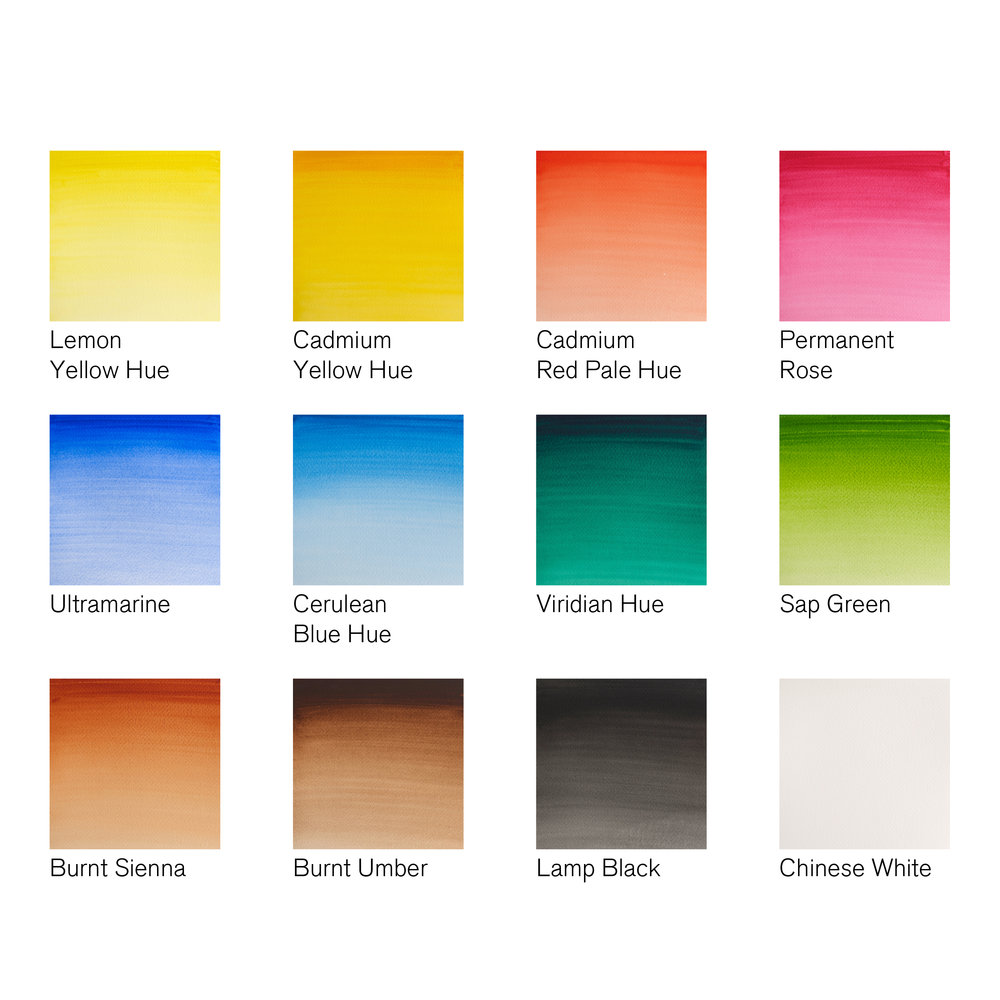 Winsor & Newton Cotman Water Colour Field Plus Set 12 Halve Napjes