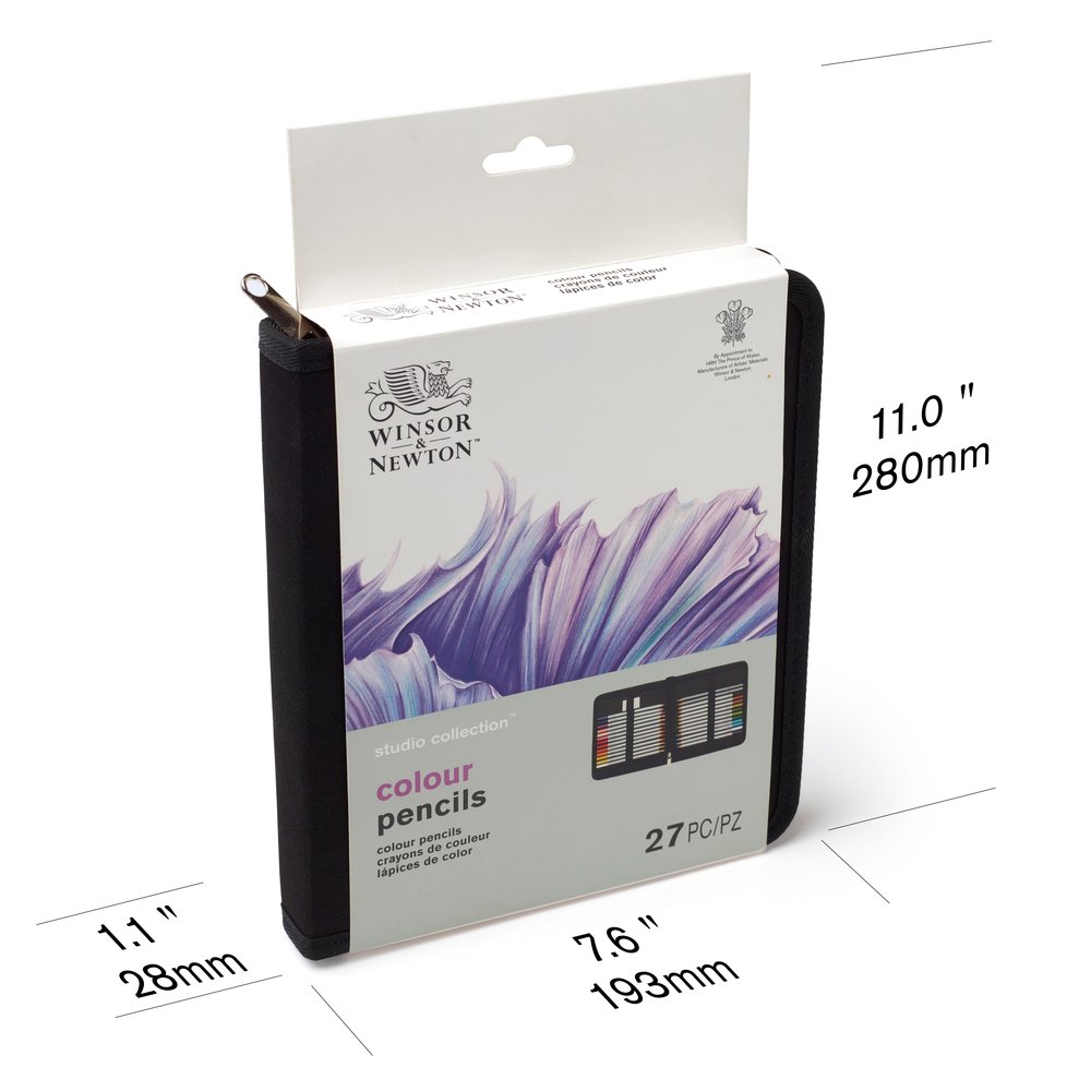 Winsor & Newton Studio Collection Farbstifte 27Er Wallet Set