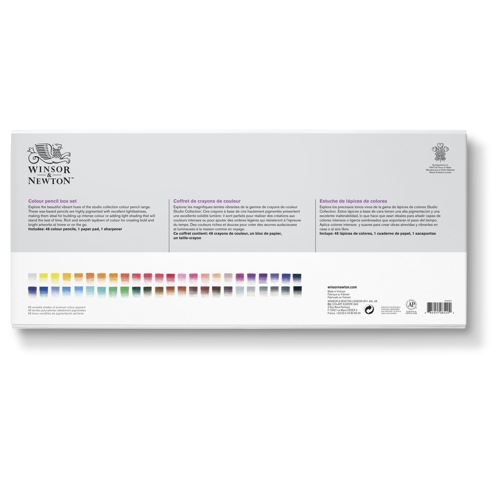 Winsor & Newton Studio Collection Farbstifte 50Er Box