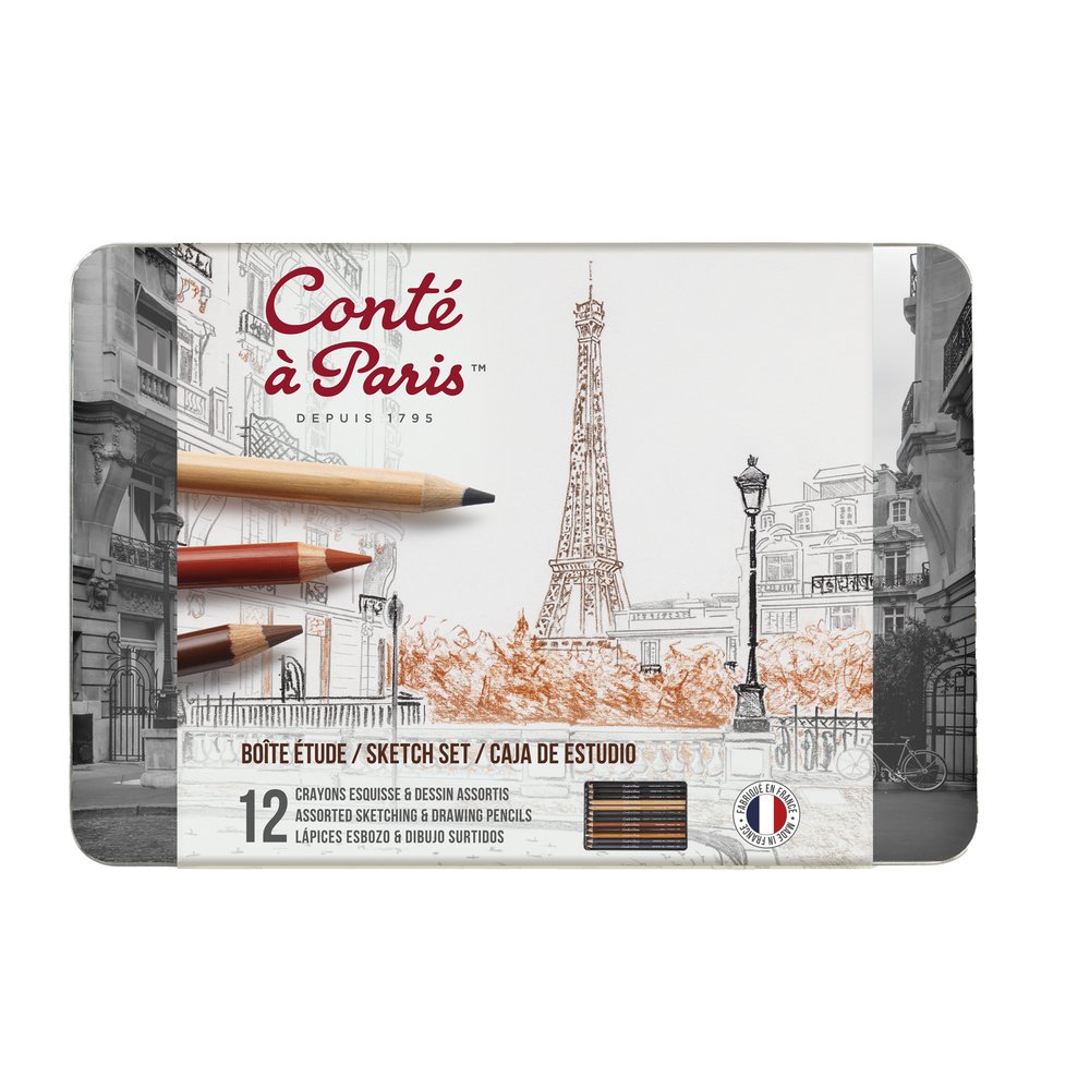 Conté à Paris Schetsset