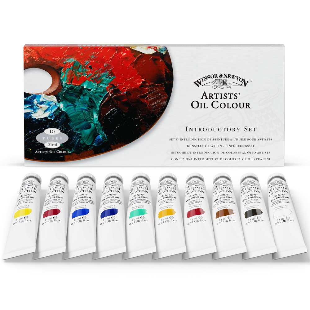 Winsor & Newton Artists Oil Colour Starter Set 10 Tubes21 ml