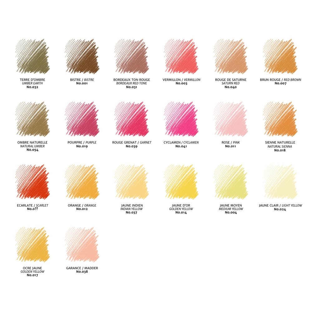 Conté à Paris 48 Pastelpotloden Assorti Kartonnen Doos
