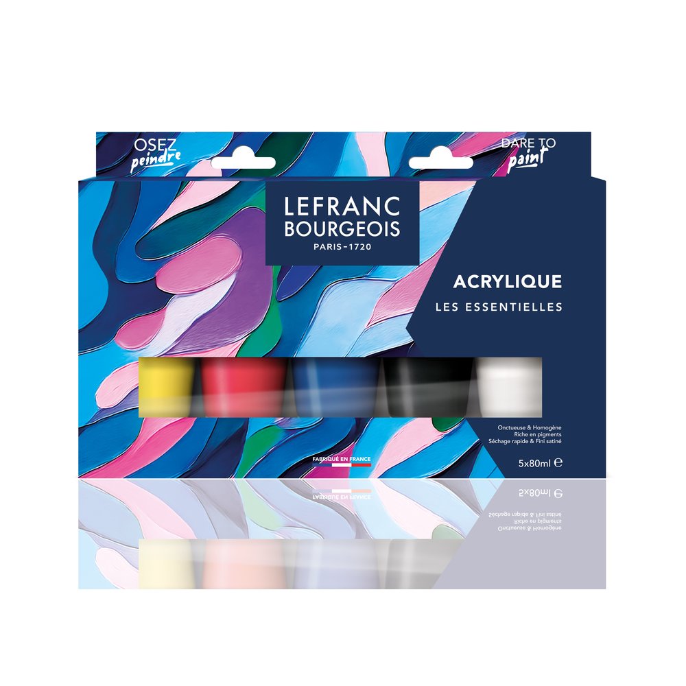 Lefranc Bourgeois Fine Acrylverf Set 5x80ml