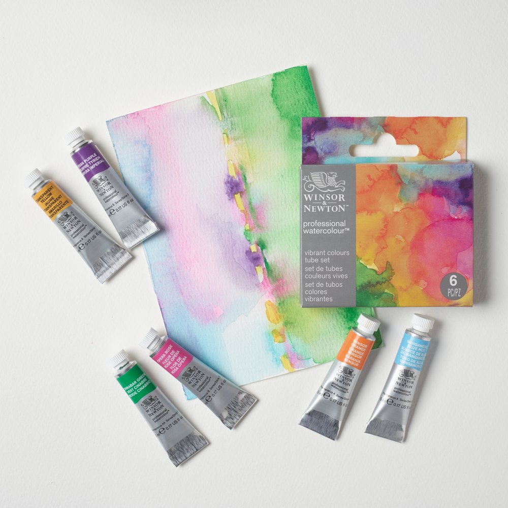 Winsor & Newton Professional Watercolour 6x5ml Vibrant Set