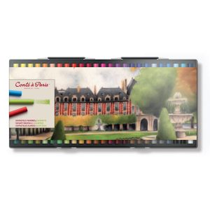 Conté à Paris Kunststofdoosje Met 5O Zachte Pastels Assorti