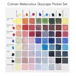 Winsor & Newton Cotman Watercolour 8 Halve Pans Skyscape Pocket Set