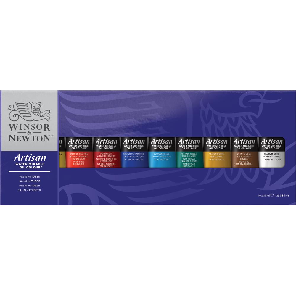 Winsor & Newton Artisan Water Mixable Oil Colour Set 10x37ml