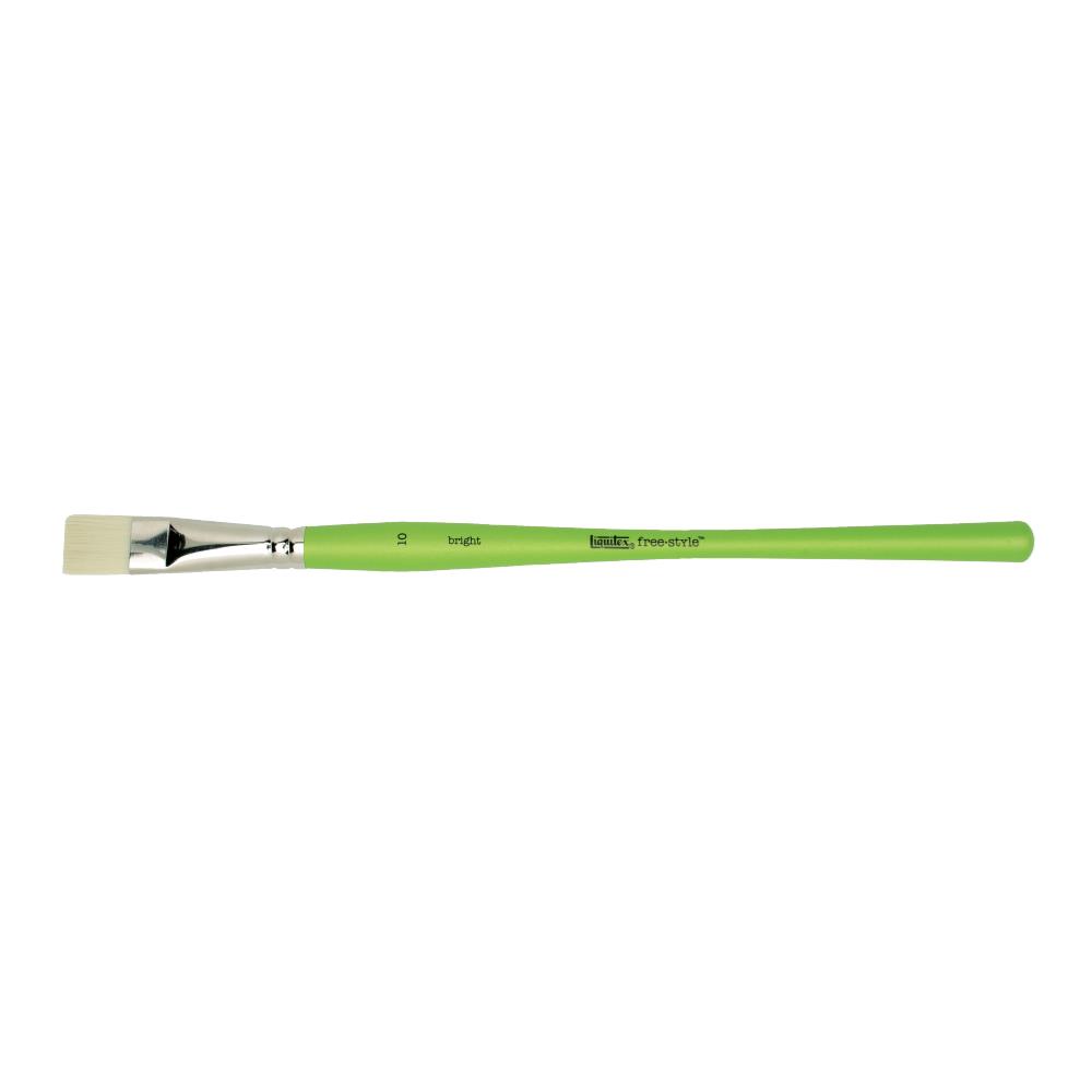 Liquitex Free Style Green Brush Kort plat No 10