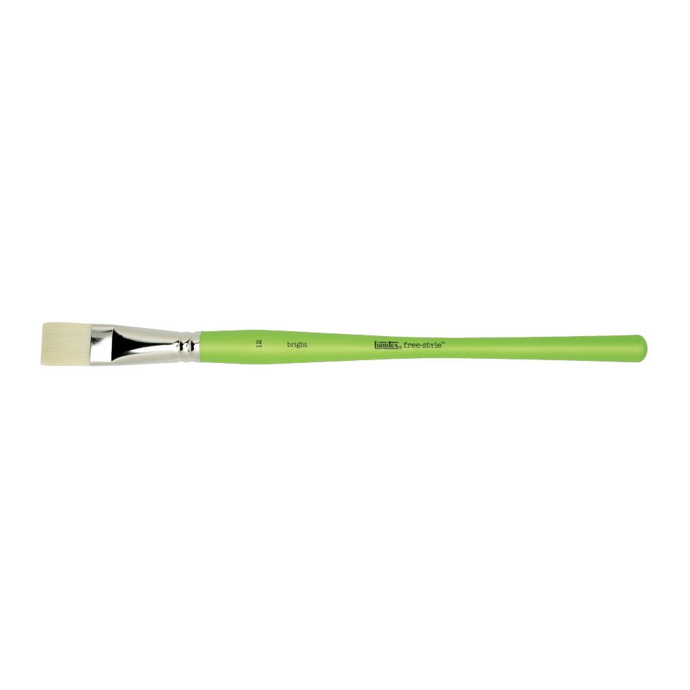 Liquitex Free Style Green Brush Kort plat No 12