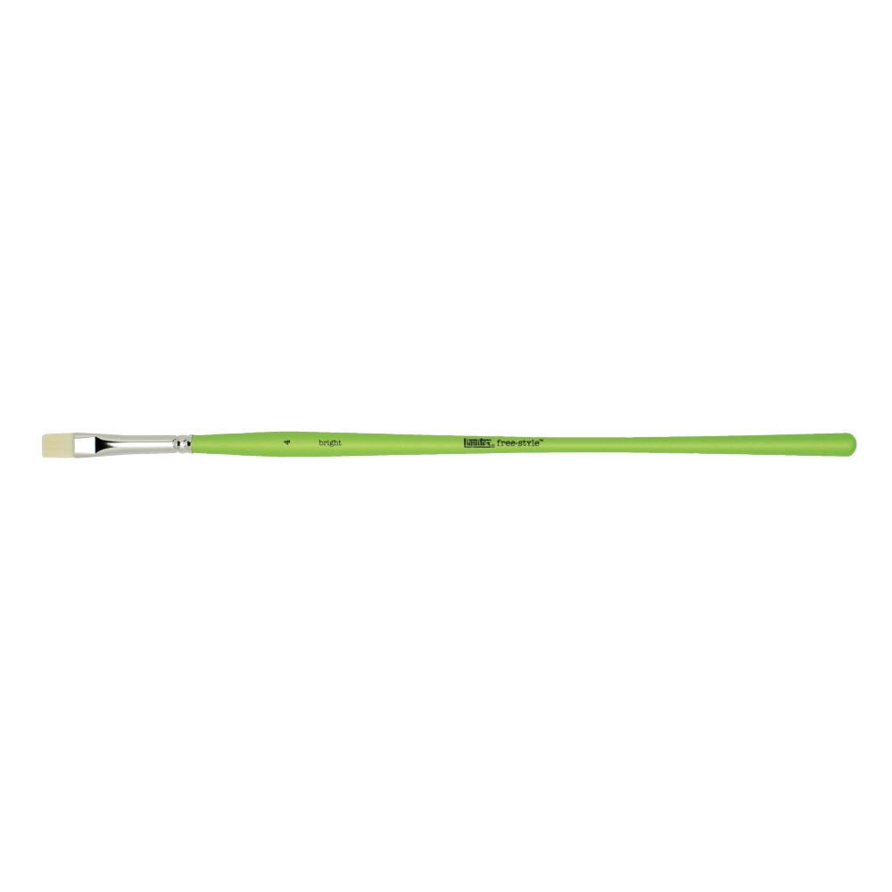 Liquitex Free Style Green Brush Kort plat No 4