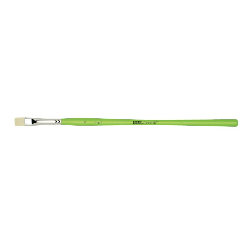 Liquitex Free Style Green Brush Kort plat No 6